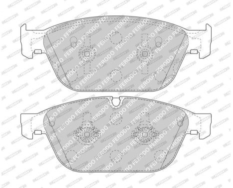 Brake Pad Set, disc brake PREMIER FDB4969 Ferodo, Image 5