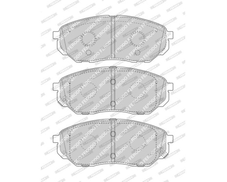 Brake Pad Set, disc brake PREMIER FDB4983 Ferodo, Image 2