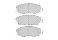 Brake Pad Set, disc brake PREMIER FDB5022 Ferodo