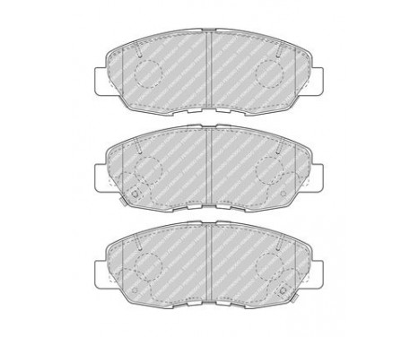 Brake Pad Set, disc brake PREMIER FDB5022 Ferodo, Image 2