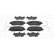 Brake Pad Set, disc brake PREMIER FDB5022 Ferodo