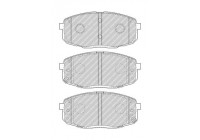 Brake Pad Set, disc brake PREMIER FDB5038 Ferodo