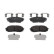 Brake Pad Set, disc brake PREMIER FDB5039 Ferodo