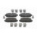 Brake Pad Set, disc brake PREMIER FDB5049 Ferodo