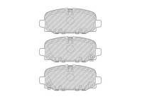 Brake Pad Set, disc brake PREMIER FDB5049 Ferodo