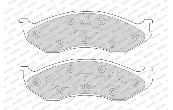 Brake Pad Set, disc brake PREMIER FDB929 Ferodo, Image 3