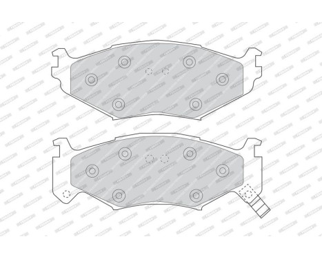 Brake Pad Set, disc brake PREMIER FDB977 Ferodo, Image 4