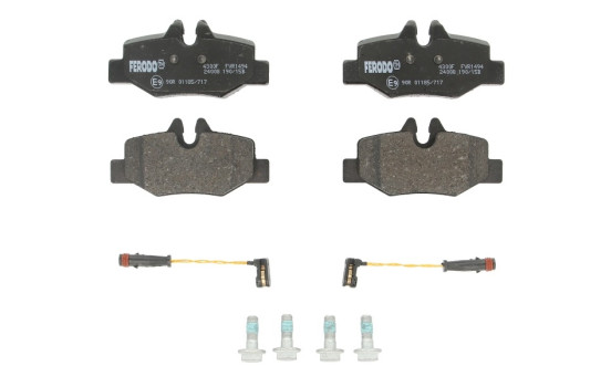 Brake Pad Set, disc brake PREMIER FVR1494 Ferodo