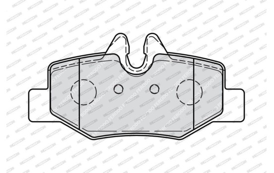Brake Pad Set, disc brake PREMIER FVR1494 Ferodo, Image 4