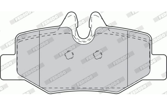 Brake Pad Set, disc brake PREMIER FVR1494 Ferodo, Image 5