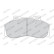 Brake Pad Set, disc brake PREMIER FVR1522 Ferodo, Thumbnail 2