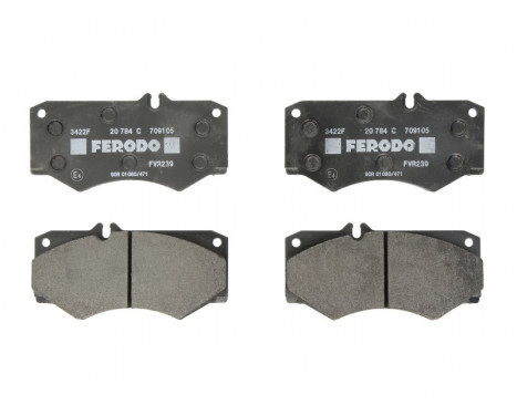 Brake Pad Set, disc brake PREMIER FVR239 Ferodo