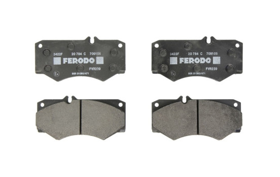 Brake Pad Set, disc brake PREMIER FVR239 Ferodo