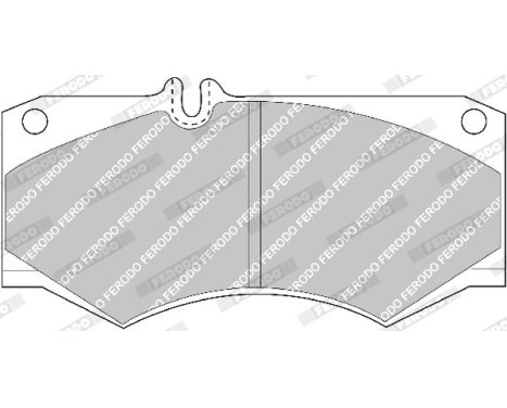 Brake Pad Set, disc brake PREMIER FVR239 Ferodo, Image 4