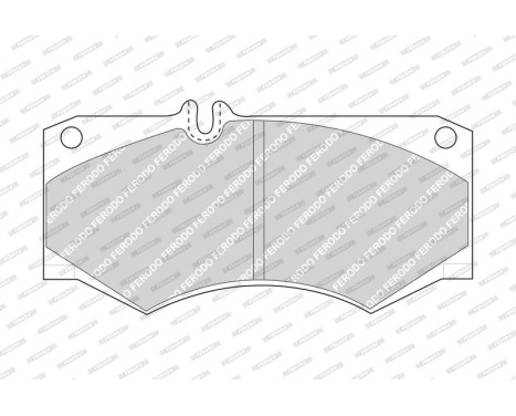 Brake Pad Set, disc brake PREMIER FVR239 Ferodo, Image 3
