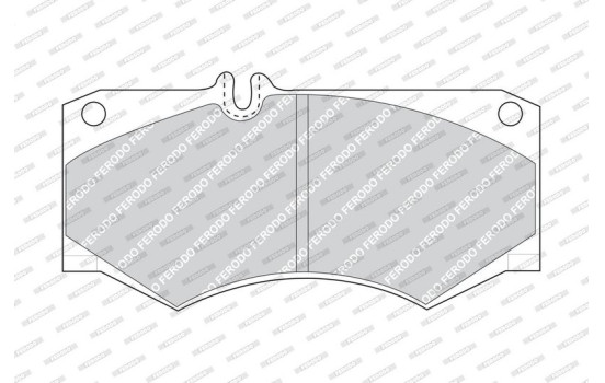 Brake Pad Set, disc brake PREMIER FVR239 Ferodo, Image 3