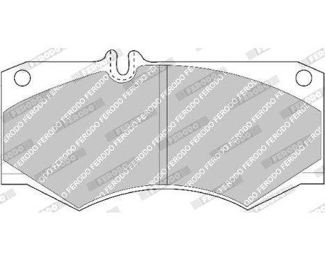 Brake Pad Set, disc brake PREMIER FVR239 Ferodo, Image 4