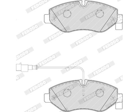 Brake Pad Set, disc brake PREMIER FVR4053 Ferodo, Image 3