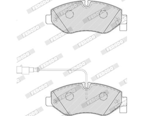 Brake Pad Set, disc brake PREMIER FVR4053 Ferodo, Image 3