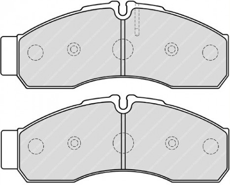 Brake Pad Set, disc brake PREMIER FVR4248 Ferodo