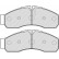 Brake Pad Set, disc brake PREMIER FVR4248 Ferodo