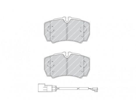 Brake Pad Set, disc brake PREMIER FVR4251 Ferodo, Image 5