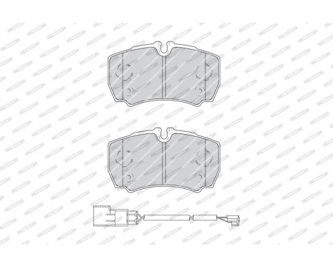 Brake Pad Set, disc brake PREMIER FVR4251 Ferodo, Image 4