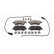 Brake Pad Set, disc brake PREMIER FVR5075 Ferodo