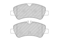 Brake Pad Set, disc brake PREMIER FVR5076 Ferodo