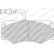 Brake Pad Set, disc brake PREMIER FVR709 Ferodo, Thumbnail 4