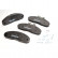 Brake Pad Set, disc brake PREMIER FVR791 Ferodo