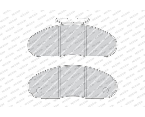 Brake Pad Set, disc brake PREMIER FVR791 Ferodo, Image 3