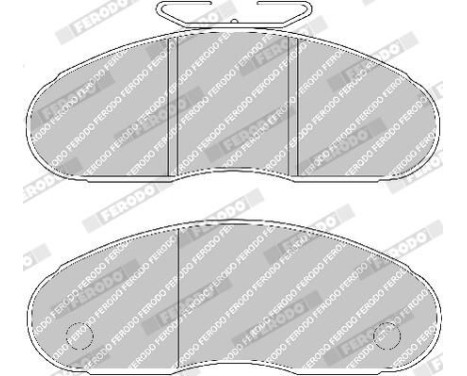 Brake Pad Set, disc brake PREMIER FVR791 Ferodo, Image 4