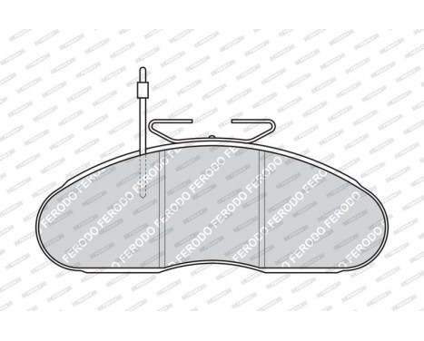 Brake Pad Set, disc brake PREMIER FVR792 Ferodo, Image 3