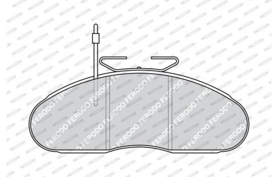 Brake Pad Set, disc brake PREMIER FVR792 Ferodo, Image 3