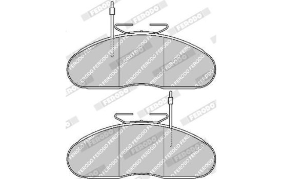 Brake Pad Set, disc brake PREMIER FVR792 Ferodo, Image 4