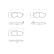 Brake pad set, disc brake PRIME LINE P 30 097 Brembo