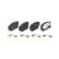Brake pad set, disc brake PRIME LINE P 30 121 Brembo
