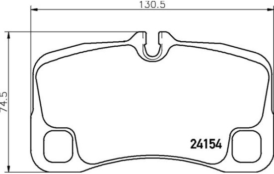 Brake pad set, disc brake PRIME LINE P 65 035 Brembo, Image 4