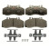 Brake Pad Set, disc brake PROEQUIP GDB1695 TRW, Thumbnail 3