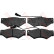 Brake Pad Set, disc brake PROEQUIP GDB5063 TRW