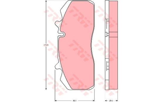 Brake Pad Set, disc brake PROEQUIP GDB5083 TRW, Image 2