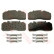Brake Pad Set, disc brake PROEQUIP GDB5083 TRW