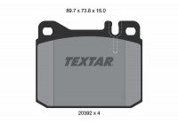 Brake Pad Set, disc brake Q+ 2039204 Textar