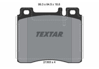 Brake Pad Set, disc brake Q+ 2130304 Textar