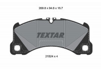 Brake Pad Set, disc brake Q+ 2152401 Textar