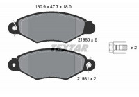 Brake Pad Set, disc brake Q+ 2198004 Textar