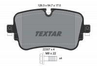Brake Pad Set, disc brake Q+ 2230701 Textar