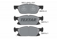 Brake Pad Set, disc brake Q+ 2241201 Textar