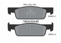 Brake Pad Set, disc brake Q+ 2244801 Textar